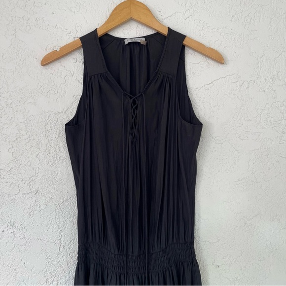 Ramy Brooke Polly Paris Sleeveless Black Studded Mini Dress - Picture 3 of 11